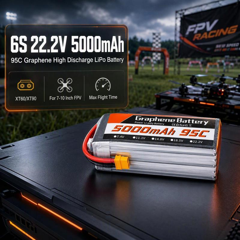 6S Lipo Battery 22.2V 5000Mah - 6S 22.2V 5000mAh 95C 그래핀 리튬