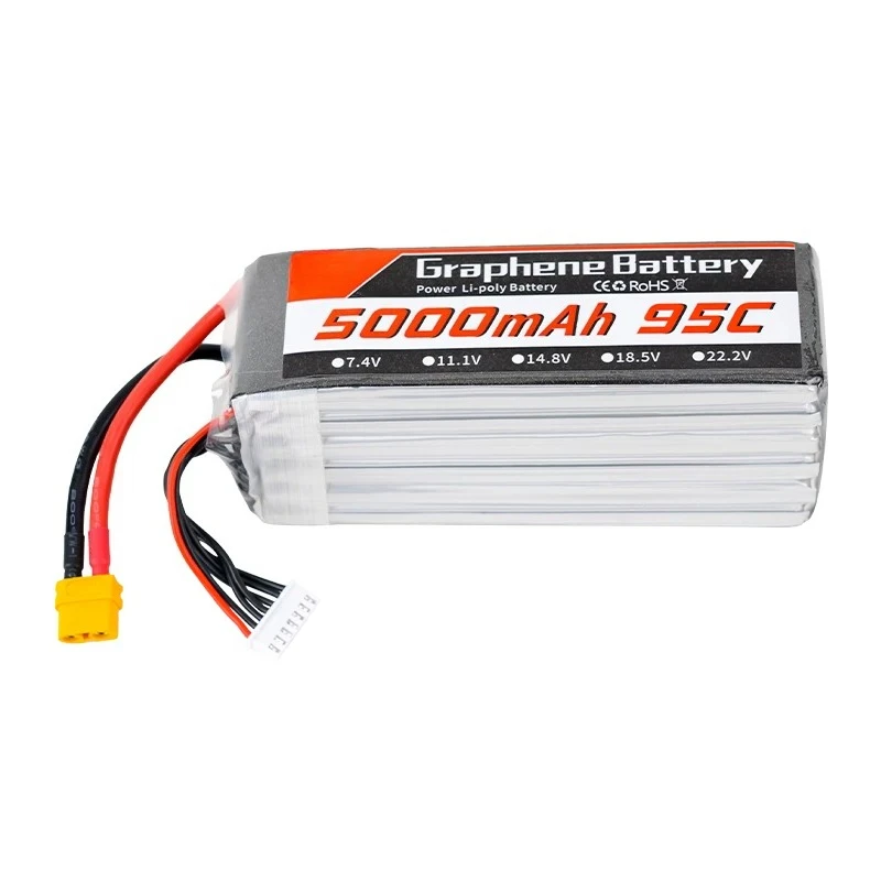 6S 22.2V 5000mAh 95C 그래핀 리튬 폴리 - 6S Lipo Battery 22.2V 5000Mah 리뷰 및 가격